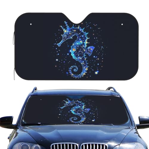 Couvre-soleil auto anti-chaleur hippocampes universel M