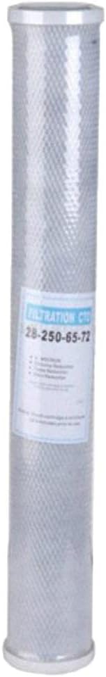 CTO Activated Carbon Water Filter - Reduce Chlorine, Odor - 20 Inch Universal Replacement Filter for Drinking Water Purification - Fits Most Water Purifiers