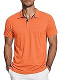 Tissu en Coton: Fabriqué avec un mélange de 95% coton et 5% spandex, ce polo homme est doux au toucher, hautement respirant et élastique. Résistant à l’usure, il vous offre un confort optimal même par temps chaud en été, sans restriction de mouvement.