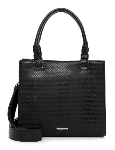 Tamaris Fiorella Cityshopper S Black sac rigide aux finitions soignées