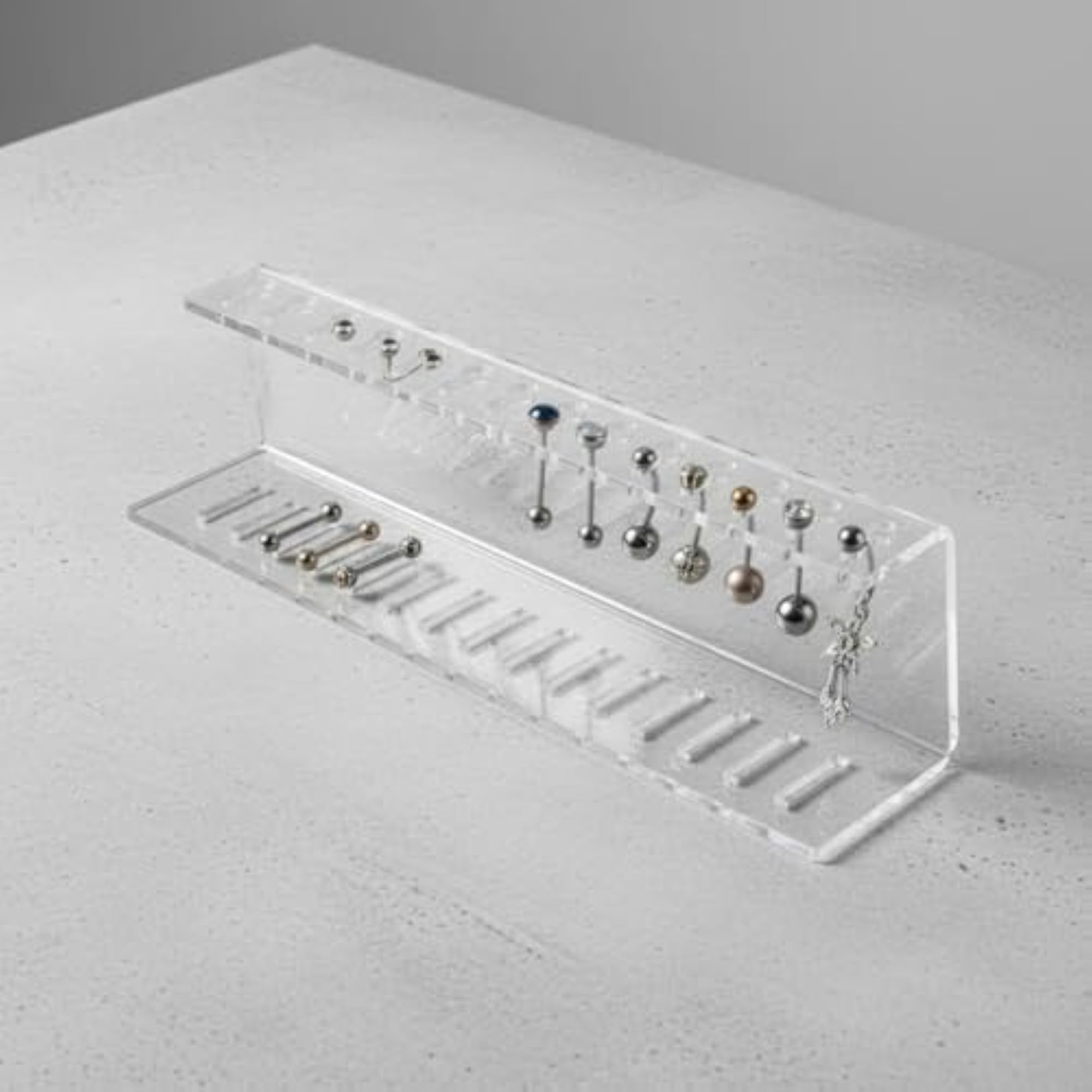 Lightweight Acrylic Piercing Display Board, Multi-Hole Design