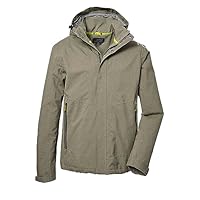 killtec Heren Functioneel jack/outdoorjack met afritsbare capuchon KOS 53 MN JCKT, dark anthracite, M, 41333-000 killtec Heren Functioneel jack/outdoorjack met afritsbare capuchon KOS 53 MN JCKT, dark anthracite, M, 41333-000
