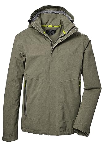 killtec Herren Funktionsjacke/Outdoorjacke mit abzippbarer Kapuze KOS 53 MN JCKT, sage, 4XL, 41333-000