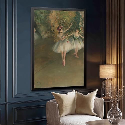 Impression sur toile Edgar Degas decoration murale salon et bureau avec cadre suspendu