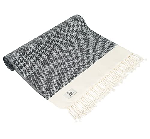 pamuq® Strandtuch XXL – Hamamtuch, Saunatuch, Badetuch & Duschtuch aus Baumwolle, handgemacht, leicht, saugstark, schnelltrocknend… – Ansicht 8