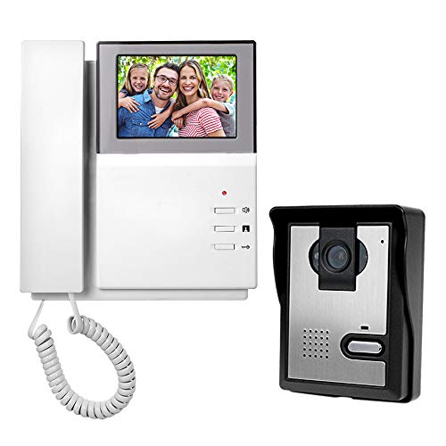NN99 Video de la puerta Sistema de intercomunicación del teléfono Monitor de pantalla a color de 4.3inch + Cámara impermeable 700TVL IR Visión nocturna Video Doorphone Door Bell para el hogar