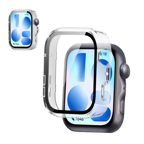 For HUAWEI WATCH FIT 5 Pro �ی�t�C������̌^�P�[�X �J�o�[ �yBAOLINTX�z�S�ʕی� PC�t���[��+�����K���X�t�B���� ��̌^ �����ߗ� 9H�d�x �Ռ��z�� �[�d�Ή� ���^ �E���ȒP HUAWEI WATCH FIT 5 P