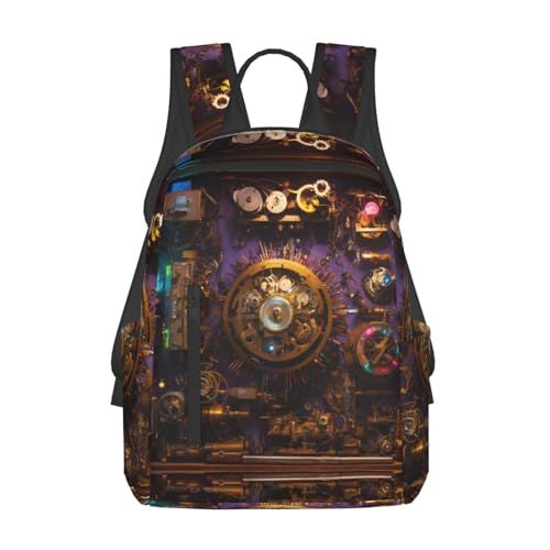 Sac à dos engrenages bronze pour vos week-ends de camping et randonnée