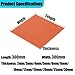 Phenolic Resin Bakelite Sheets 300x300mm 2-30mm Thick High Temp Resistant Electrical Insulation Board Laminated Plate for DIY Crafts Prototyping Projects CNC Industrial(Orange,300x300x12mm)