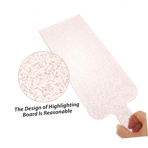 MUSISALY 2 Peças Painel De Prateado Flash Destaca Ferramenta De Cor De Cabelo Ferramenta De Coloraçã