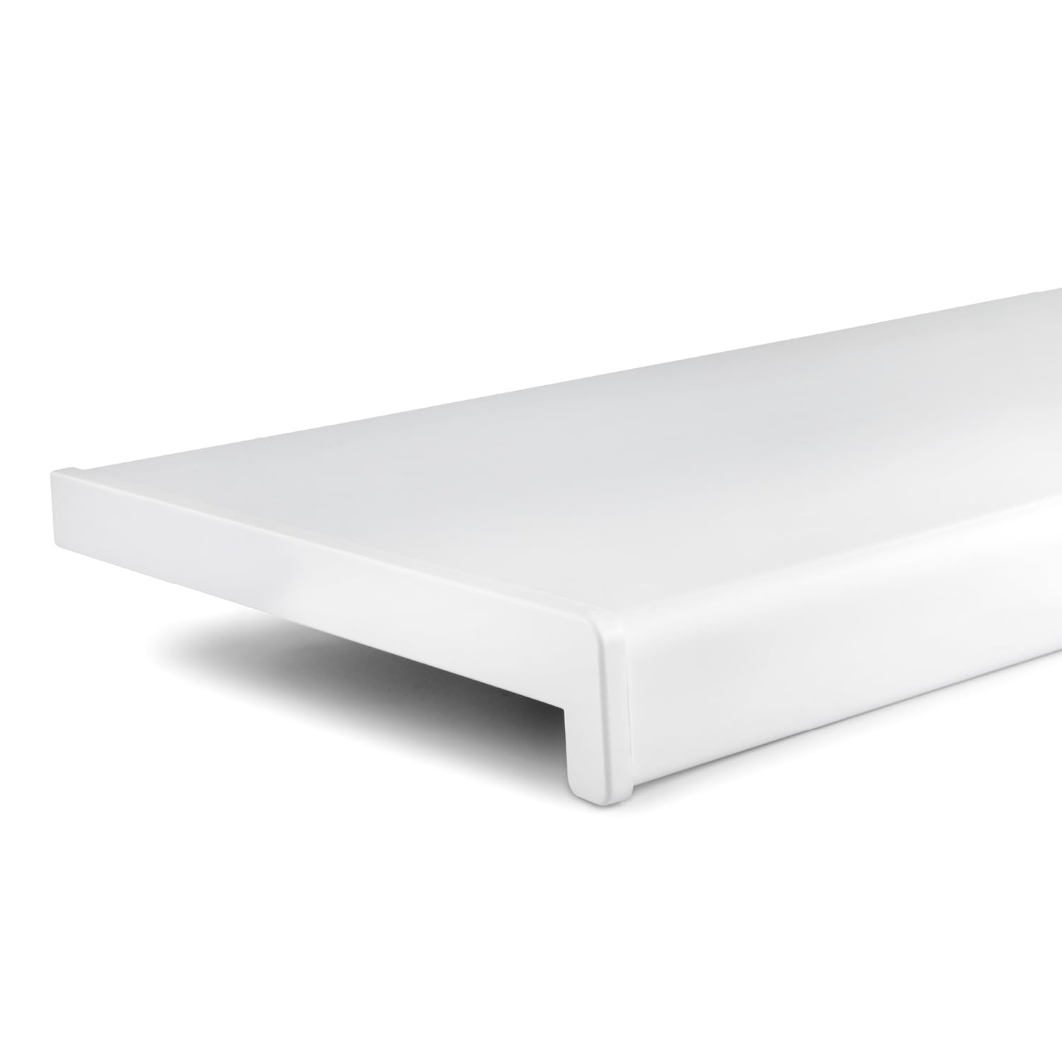 TJ davanzale interno bianco 100 x 2000 mm/davanzale in plastica con chiusura laterale/davanzali per finestre/davanzali interni su misura PVC/davanzale per finestra