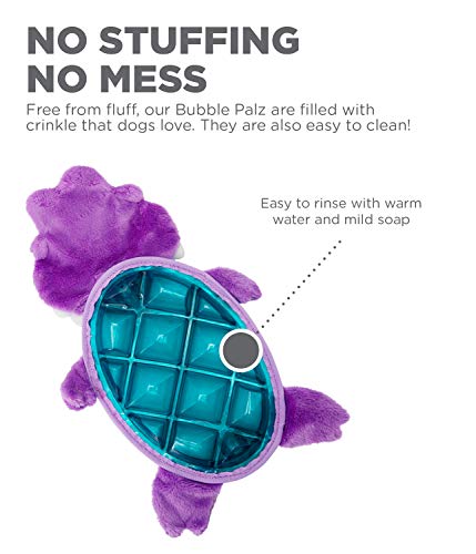 Image of Outward Hound Bubble Palz Plush Dino Dog Toy, Medium