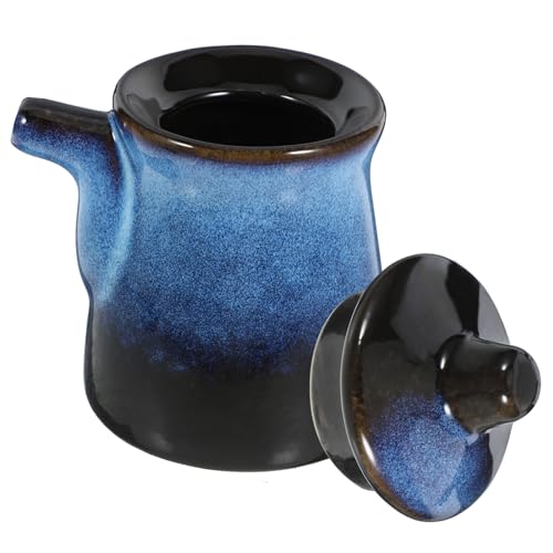 Happyyami Soy Sauce Bottle Vinegar Dispenser Japanese Vinegar Jar and Easy to Clean Sauce Bottle for Cooking and Restaurant Use