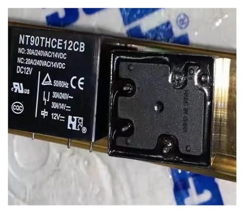Relé de 5 pines NT90THCE12CB con capacidad de 30A y alta resistencia 1