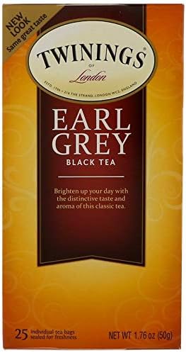 Twinings Tea Earl Grey Tea - Black Tea - Case of 6 - 20 Bags