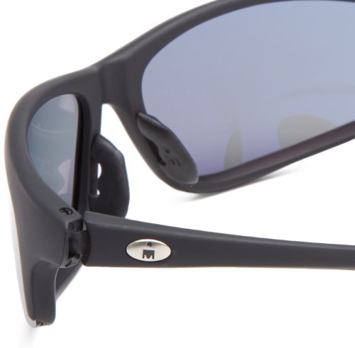 Ironman Men's Strong Polarized Semi-Rimless Sunglasses, Matte Black Rubberized, 156 mm4