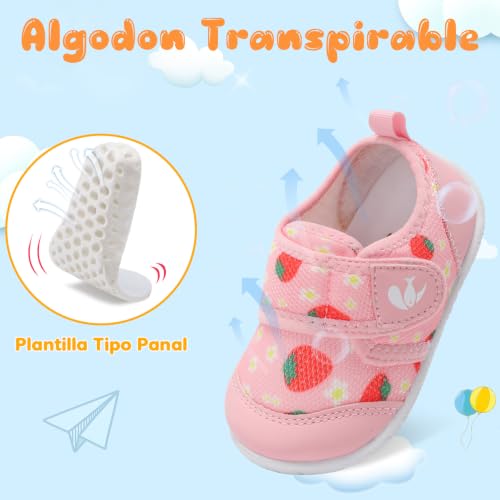 Image of FEETCITY Baby First Walking Shoes Boys Girls Infant Crib Shoes Breathable