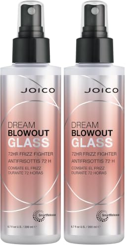 Image of Joico Dream Blowout Glass 72-Hour Frizz Fighter | Humidity Control | Glass-Like Shine | Hydrate & Smooth | For Most Hair Types | 6.7 Fl Oz (Pack of 2)