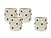 Dale Tiffany Beaded Jewel Mosaic Candle Holder Set, Ivory