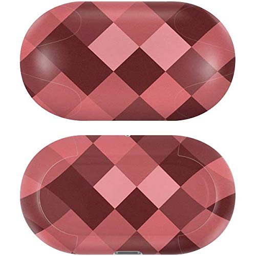 Skinit Decal Audio Skin Compatible with Samsung Galaxy Buds+ - Officially Licensed Originally Designed Autumn Red Geometric Design