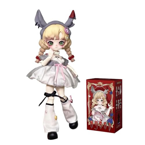 CALEMBOU BJD Blind Box, 1/12 Cute Nyssa Strange Nightmare Series BJD Doll, 5.5 Inches Collectable Action Figure for Birthday Gifts (Nyssa Strange Nightmare 1pc)