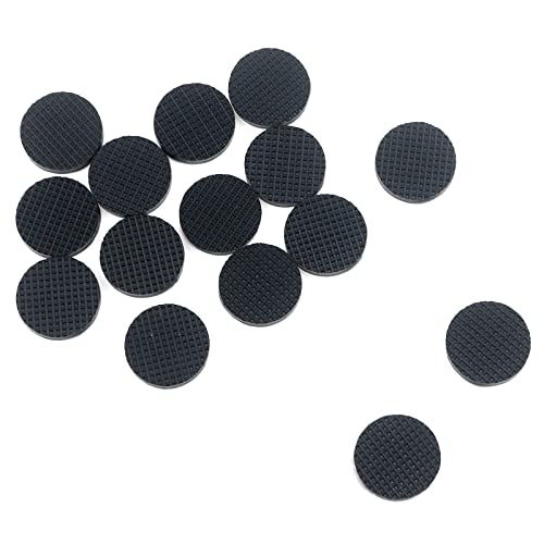 Crapyt Non Slip Furniture Silica Gel Pads 0.75In/19.1Mm Round Anti Slip Furniture Pads 3Mm Thick Furniture Protector,Black,32Pcs … #TOP19