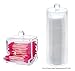 PuTwo Cotton Pads Holder Q-Tips Cotton Swab Q-Tips Holder Cotton Balls Dispenser - 2 Pack