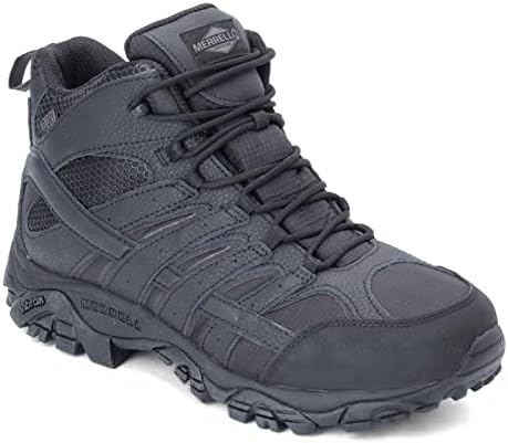 Merrell Men's Moab 2 Mid Tactical Waterproof Military Boot, Black, 8.5 | Image 3