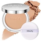 Mineral Powder Foundation with SPF 30+, 4-in-1 Mineral Sunscreen Pressed Powder for Face, Concealer & Finishing Compact Powder Makeup, Light-to-Medium Full Coverage, Matte Oil Control（#1 Medium）
