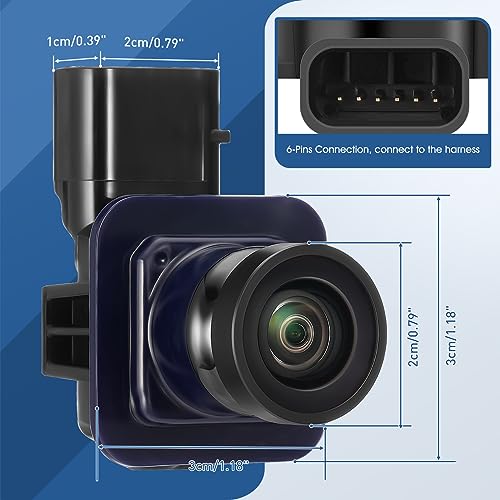 Image of Rear View Backup Reverse Camera Compatible with Ford Escape 2014 2015 2016, Safety Parking Back Up Assist Camera OE Number EJ5Z-19G490-A GJ5T-19G490-AB,590-419