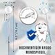 ARSUK – Dentalspiegel mit Griff – Dental-Inspektionsspiegel – Dental-Instrumente – Rostfreier Stahl – Dentalspiegel-Werkzeug – Zahnarztspiegel für die Zahnreinigung – Inspektionsspiegelgriff