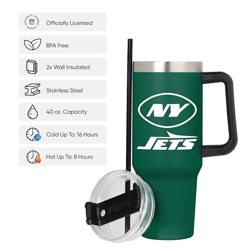 Image of FOCO NFL unisex-adult NFL Team Logo Insulated Travel Mug 40oz XL Tumbler