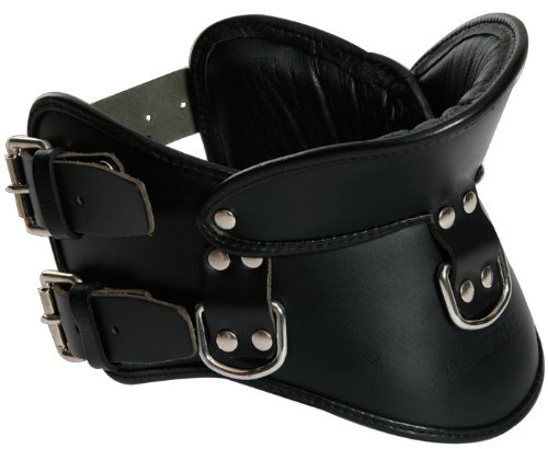 Profi Bondage Leder Halsband gepolstert Collar Nacken Hals Korsett Halskorsett Nackenkorsett