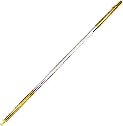 Miniatura 9 de Surakey Pocket Staff Magic - Varitas telescópicas para bastón elevado, plegable, retráctil, extensible, portátil, extensible, bastón de metal,