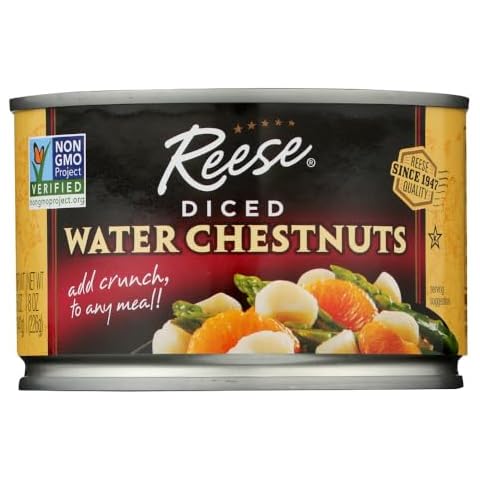 Reese's Diced Water Chestnuts 8 OZ Cover