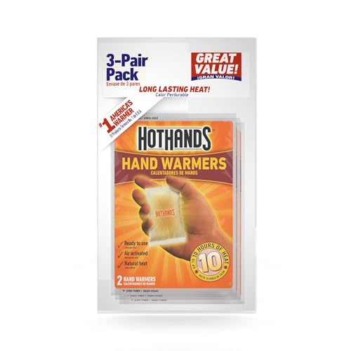 Hand Warmer, 2-1/4 in. x 3-1/2 in., PK3