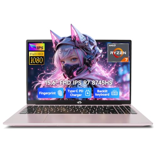 Image of NIMO 15.6 inch FHD AI-Creator-Laptop, AMD R7 8745HS 8 Cores, 64GB DDR5 2TB SSD.