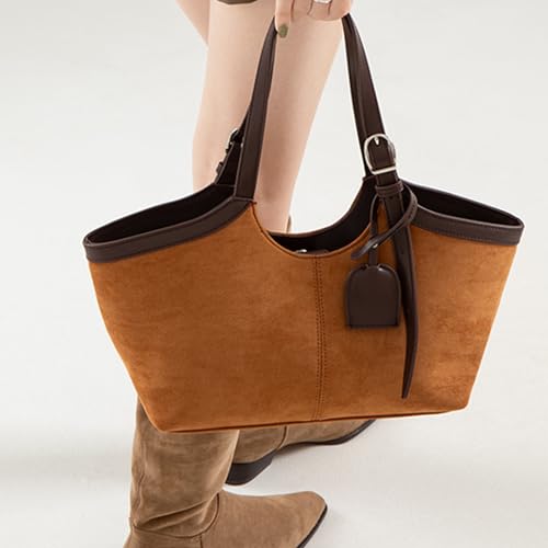 Sac à bandoulière d'inspiration vintage en daim PU pour femme - 6