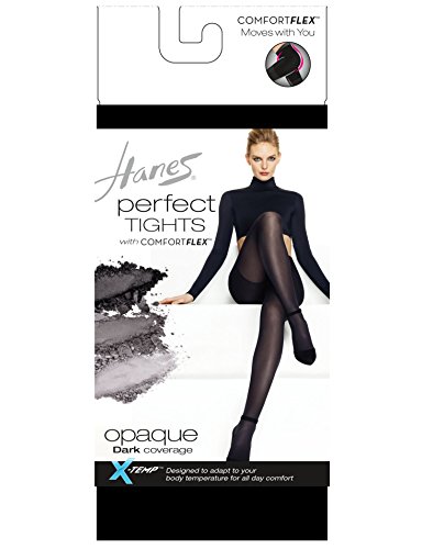 Hanes Perfect Tights with ComfortFlex Panty, Opaque Dark Coverage2