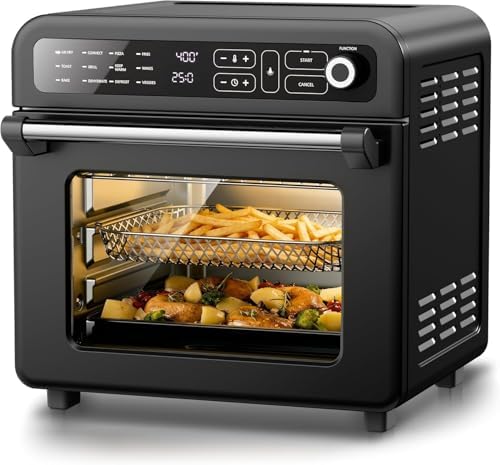 Electactic 18QT Air Fryer Toaster Oven Combo, 12-in-1 Large Conve...