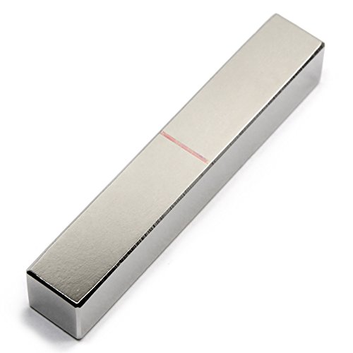 N52 Neodymium Bar Magnet 3x1/2x1/2" Powerful Rare Earth Rectangle Magnet - for School and Science Projects, Cabinet, Crafting and Treasure Hunting Magnets