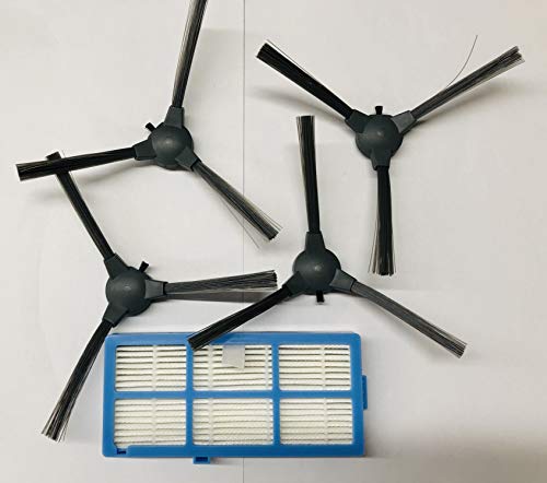 Muzili Brosses Latérales pour Aspirateur Robot pour Modèle G9070 R9000