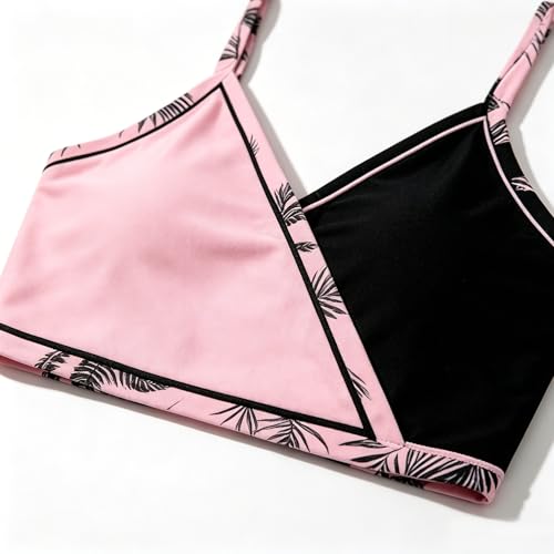 Image of Girls 3 Piece Bikini Bathing Suit Teen Girls Swimwear Sport Swimsuits with Shorts 9-16T