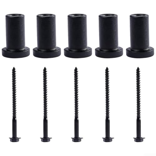 Image of Elchuiaby 5 Barn Door Spacers with Screws for Connecting For Flat Rails and Sliding Doors to Walls