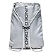 Under Armour Unisex Ozsee Sackpack, handlicher Beutel Rucksack für das Fitnessstudio, wasserabweisender Sportbeutel mit Kordelzug, leichter Rucksackbeutel mit Brustclip,Black / / Steel,OSFA