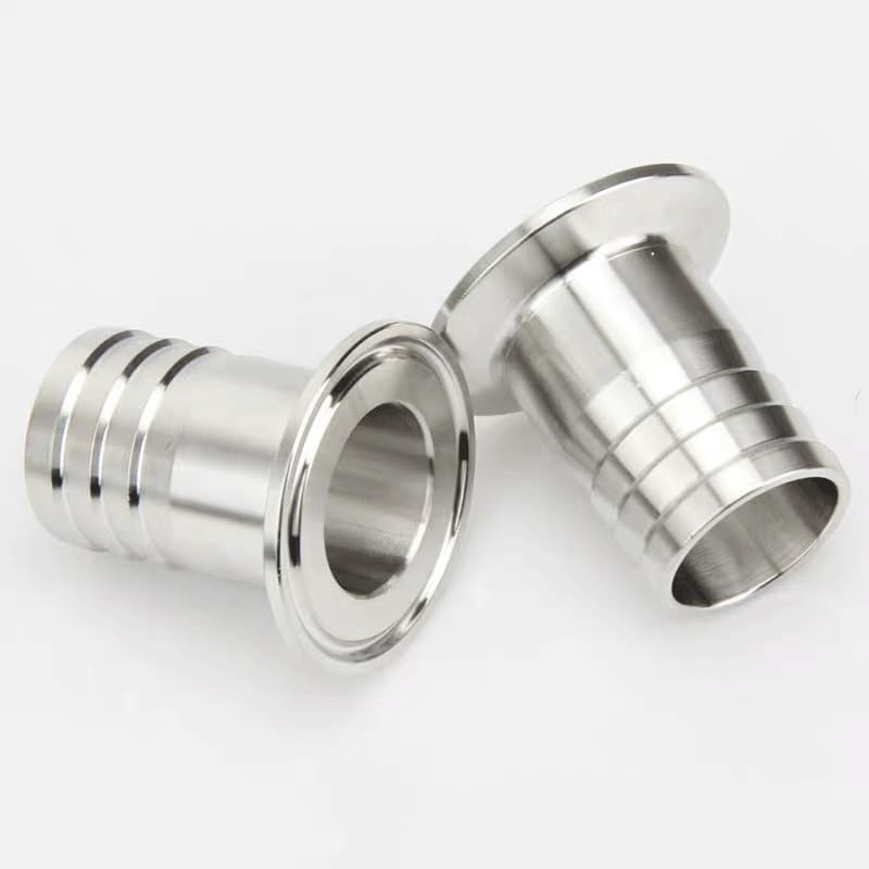 Złączka do węża sanitarnego z trójzaciskowym zaciskiem, do remontu domu, ze stali nierdzewnej SUS SS 304(89mm x Ferrule 106)