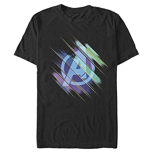 T-shirt Marvel Logo Endgame noir pour un look geek décontracté en 4XL