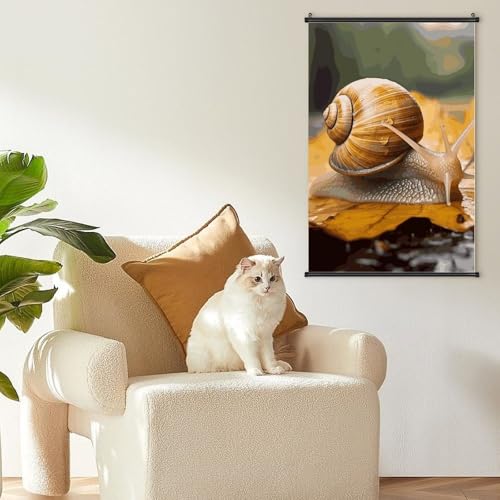 Impression sur toile escargot de qualité supérieure pour décoration murale - 6