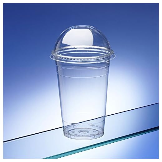 Smoothie Cups with Dome Lids 16oz / 500ml (pack of 50)