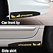 TIDO Universal Car Front Rear Bumper Lip Protector Guard,Side Skirt Anti-Collision Patch Bumper Guard Strip for Cars SUV Pickup Truck (Pack of 2)